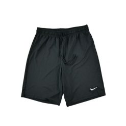 Second life - Męskie czarne szorty - Jak nowy. Czarne krótkie spodenki sportowe męskie Nike, m, bez wzorów, z materiału, do biegania. Za 84.56 zł.