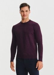 PAKO LORENTE – Fioletowy sweter męski. Fioletowe swetry przez głowę męskie Pako Lorente, na jesień, m, bez wzorów, z nylonu, bez kołnierzyka. Za 119.99 zł.