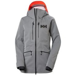 Damska kurtka narciarska Helly Hansen Elevation Infinity 3.0. Szare kurtki snowboardowe damskie Helly Hansen, bez wzorów, bez kaptura, narciarskie. W wyprzedaży za 2,957.00 zł.