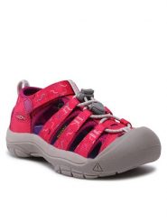 Keen Sandały Newport H2 1027377 Różowy. Czerwone sandały dziewczęce Keen, z materiału, bez zapięcia. Za 179.99 zł.