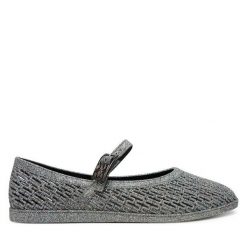 Baleriny Melissa. Szare baleriny damskie Melissa, bez wzorów, bez obcasa. Za 199.99 zł.