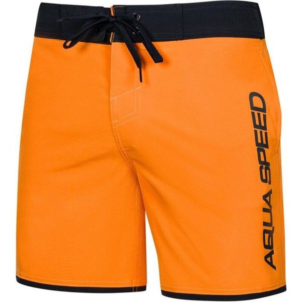 Spodenki kąpielowe męskie Aqua Speed Evan. Niebieskie kąpielówki męskie Aqua-Speed, m, bez wzorów, z elastanu, do pływania. Za 79.99 zł.