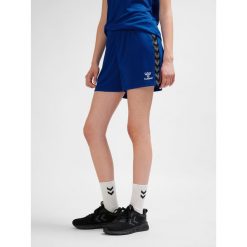 Szorty damskie Hummel autentyczne Pl. Niebieskie szorty sportowe damskie Hummel, na lato, bez wzorów, sportowe, do piłki nożnej. Za 136.50 zł.