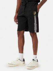 Beverly Hills Polo Club Szorty sportowe M6603B-HR Czarny Regular Fit. Czarne krótkie spodenki sportowe męskie Beverly Hills Polo Club, m, bez wzorów, z bawełny. Za 171.99 zł.