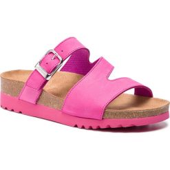 Klapki SCHOLL - Ranja F27391 2172 390 Total Fuchsia. Czerwone klapki damskie Scholl, bez wzorów, z materiału, bez obcasa, bez zapięcia. W wyprzedaży za 239.00 zł.