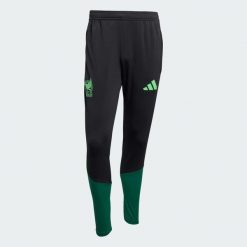 Spodnie treningowe Meksyk 26 Tiro. Czarne spodnie sportowe męskie Adidas, s, bez wzorów, z materiału, do biegania. Za 279.00 zł.