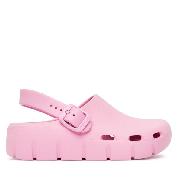 Sandały Birkenstock. Czerwone sandały dziewczęce Birkenstock, bez zapięcia. Za 114.99 zł.