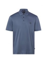 BOSS koszulka polo - Parris Mężczyźni Bawełna (100%) niebieski, XL. Niebieskie koszulki polo męskie Boss, m, bez wzorów, z bawełny, bez kołnierzyka, bez ramiączek. Za 479.95 zł.