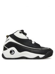 SHAQ Buty do koszykówki V11-183-K Czarny. Czarne buty sportowe chłopięce Shaq, bez wzorów, z materiału, bez zapięcia, do koszykówki. Za 229.99 zł.