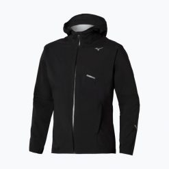 Kurtka do biegania męska Mizuno Trail Waterproof 20K Hooded. Czarne kurtki sportowe męskie Mizuno, m, bez wzorów, z nylonu, do biegania. Za 739.99 zł.