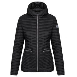 Damska kurtka Loap Illa w kolorze czarnym. Czarne kurtki damskie ZSPORT, bez wzorów, rowerowe. Za 275.99 zł.