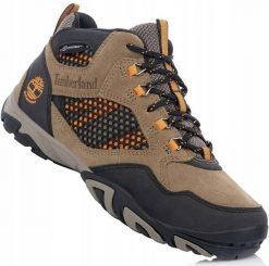 Męskie buty trapery trekingowe membrana TIMBERLAND CRESTRIDGE WATERPROOF MID. Brązowe trekkingi męskie Timberland, na zimę, outdoorowe. Za 429.00 zł.