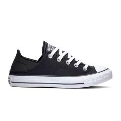 Buty do chodzenia damskie Converse Chuck Taylor All Star Crush Heel. Czarne obuwie sportowe damskie Converse, bez wzorów, z materiału, trekkingowe. W wyprzedaży za 552.70 zł.
