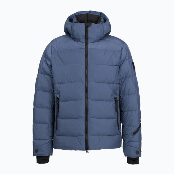 Kurtka ocieplana męska BOGNER FIRE+ICE Leather. Niebieskie kurtki męskie m, bez wzorów, z elastanu, bez kaptura. Za 1,579.00 zł.