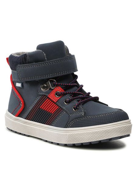 Action Boy Sneakersy AVO-191-328A Granatowy. Niebieskie buty sportowe chłopięce Action Boy, bez wzorów, ze skóry, bez zapięcia. Za 149.99 zł.