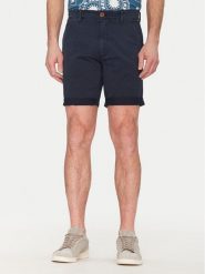 Blend Szorty materiałowe 20717939 Granatowy Regular Fit. Niebieskie szorty męskie Blend, m, bez wzorów, z bawełny. Za 99.99 zł.