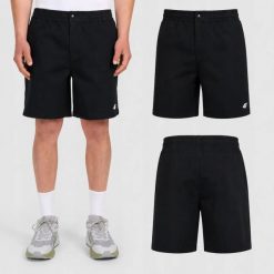 4F SPODENKI MĘSKIE DRESOWE KRÓTKIE SZORTY BAWEŁNIANE PRZED KOLANO KOLOR CZARNY. Czarne krótkie spodenki sportowe męskie 4f, l, bez wzorów, z bawełny, do biegania. Za 129.99 zł.