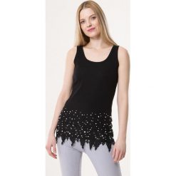 Czarny Top Leak. Koszule damskie Born2be. Za 39.99 zł.