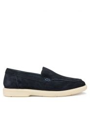 Geox Mokasyny U Spherica Ec17 U55LAD 00022 C4021 Granatowy. Niebieskie mokasyny męskie Geox, ze skóry. Za 399.99 zł.