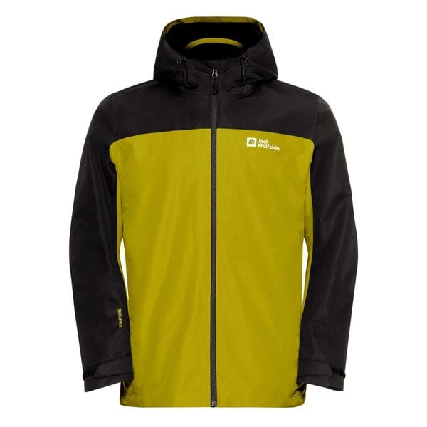 Kurtka w góry męska Jack Wolfskin Taubenberg. Żółte kurtki męskie Jack Wolfskin, l, bez wzorów, z materiału, klasyczne, z kapturem. Za 1,124.00 zł.