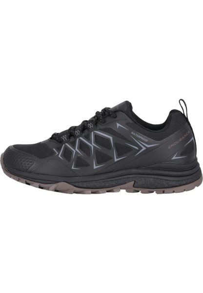 Damskie buty do chodzenia Endurance Tingst. Czarne obuwie sportowe damskie Endurance, bez wzorów, z materiału, trekkingowe. Za 268.00 zł.