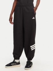 Adidas Spodnie dresowe Future Icons 3-Stripes Parachute JE0141 Czarny Loose Fit. Czarne spodnie dresowe damskie Adidas, m, bez wzorów, z bawełny. Za 199.99 zł.