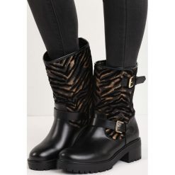 Czarno-Brązowe Botki Untamed. Brązowe botki damskie Born2be. Za 59.99 zł.