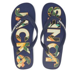 Japonki Jack & Jones. Niebieskie klapki męskie Jack & Jones. Za 49.99 zł.