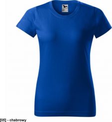 MALFINI Basic 134 - ADLER - Koszulka damska, 160 g/m - chabrowy M. Niebieskie t-shirty damskie Malfini, m, bez wzorów, bez kołnierzyka. Za 22.14 zł.