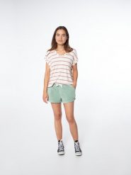 Spodenki damskie Protest PRTKABIN shorts. Zielone szorty damskie Protest, na lato, l, bez wzorów, ze skóry, eleganckie. Za 109.90 zł.