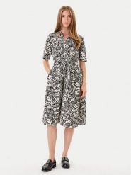 Tommy Hilfiger Sukienka codzienna WW0WW45836 Czarny Regular Fit. Czarne sukienki damskie Tommy Hilfiger, na co dzień, bez wzorów, z wiskozy, bez kołnierzyka, bez ramiączek, proste. Za 539.99 zł.