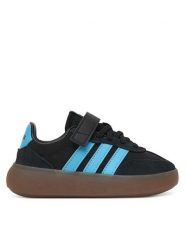 Adidas Sneakersy Barreda Decode IH9214 Czarny. Czarne buty sportowe dziewczęce Adidas, bez wzorów, ze skóry, bez zapięcia. Za 199.99 zł.