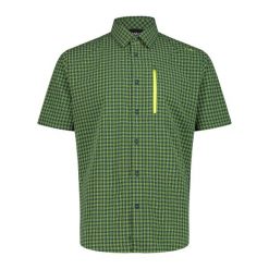 Koszula męska CMP 35S7807. Zielone koszule męskie CMP, m, bez wzorów, sportowe, bez kołnierzyka, bez ramiączek. W wyprzedaży za 188.99 zł.