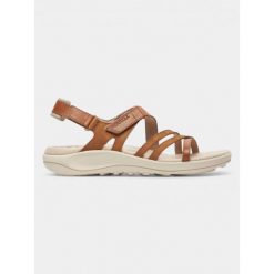 Sandały damskie Merrell Harbor Backstrap. Brązowe obuwie sportowe damskie Merrell, bez wzorów, trekkingowe. Za 399.00 zł.