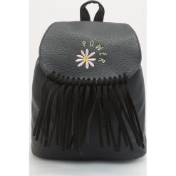 Plecak z frędzlami - Czarny. Torby i plecaki dziecięce marki Reserved. Za 69.99 zł.