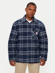 Wrangler Kurtka przejściowa Casey 112357279 Niebieski Relaxed Fit. Niebieskie kurtki męskie Wrangler, m, bez wzorów, z bawełny, bez kaptura. Za 379.99 zł.