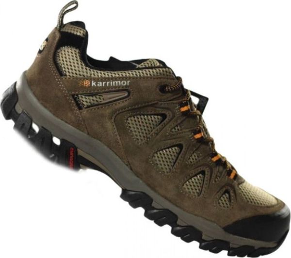 Buty trekkingowe męskie Karrimor Aerator brązowe r. 43. Brązowe trekkingi męskie Karrimor. Za 325.71 zł.