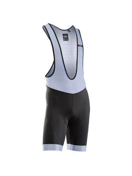 Spodenki rowerowe NORTHWAVE Active Evo Bibshort czarno szare. Niebieskie szorty męskie Northwave, m, bez wzorów, z materiału, wakacyjne. Za 335.50 zł.