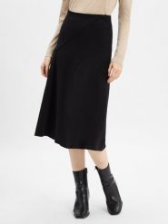 BOSS spódnica midi z wełny dziewiczej - Vicena Kobiety czarny, 34. Czarne spódnice damskie Boss, bez wzorów, z tkaniny, klasyczne, midi. Za 849.95 zł.