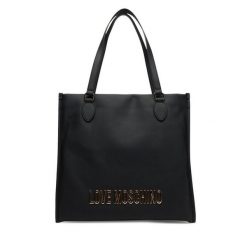 Torebka LOVE MOSCHINO. Czarne torebki do ręki damskie Love Moschino, bez wzorów, klasyczne, bez dodatków. Za 599.99 zł.