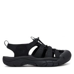 Sandały Keen. Czarne obuwie sportowe damskie Keen, bez wzorów, trekkingowe. Za 379.99 zł.