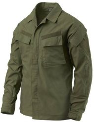 Helikon-Tex Bluza Raid - PolyCotton Stretch Ripstop - Olive Gr. Zielone bluzy męskie HELIKON-TEX, m, bez wzorów, bez kaptura. Za 189.51 zł.