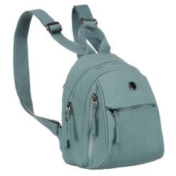 Plecak damski Peterson PTN CSM-11 niebieski. Niebieskie plecaki damskie Peterson, bez wzorów. Za 89.99 zł.