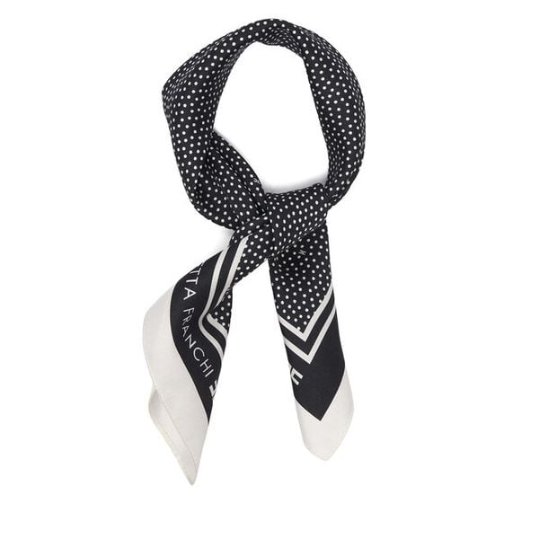 Apaszka Elisabetta Franchi. Czarne szaliki i chusty damskie Elisabetta Franchi, bez wzorów. Za 299.99 zł.