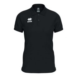 Damska koszulka polo Errea Evo. Czarne koszulki sportowe damskie ERREA, l, bez wzorów, z bawełny, bez kołnierzyka, bez ramiączek, na fitness i siłownię. Za 161.00 zł.
