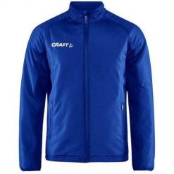 Kurtka Craft warm. Niebieskie kurtki męskie Craft, s, bez wzorów, z dżerseju, sportowe, bez kaptura. Za 382.80 zł.