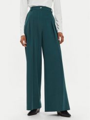 Maryley Spodnie materiałowe 24IB579/43GU Zielony Regular Fit. Zielone spodnie materiałowe damskie Maryley, xs, bez wzorów, z materiału. Za 259.99 zł.