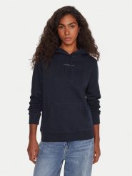 Tommy Jeans Bluza Linear DW0DW21963 Granatowy Regular Fit. Niebieskie bluzy damskie Tommy Jeans, xl, bez wzorów, z bawełny, bez kaptura. Za 299.99 zł.