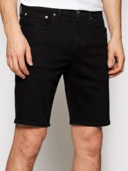 Levi's® Szorty jeansowe 405™ 39864-0037 Czarny Standard Fit. Czarne szorty męskie m, bez wzorów, z bawełny. Za 219.99 zł.