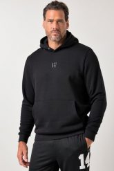Męska Bluza z kapturem fitness kaptur kieszeń kangurka nadruk na plecach. Czarne bluzy męskie JAY-PI, m, bez wzorów, z bawełny, z kapturem, na fitness i siłownię. Za 349.99 zł.
